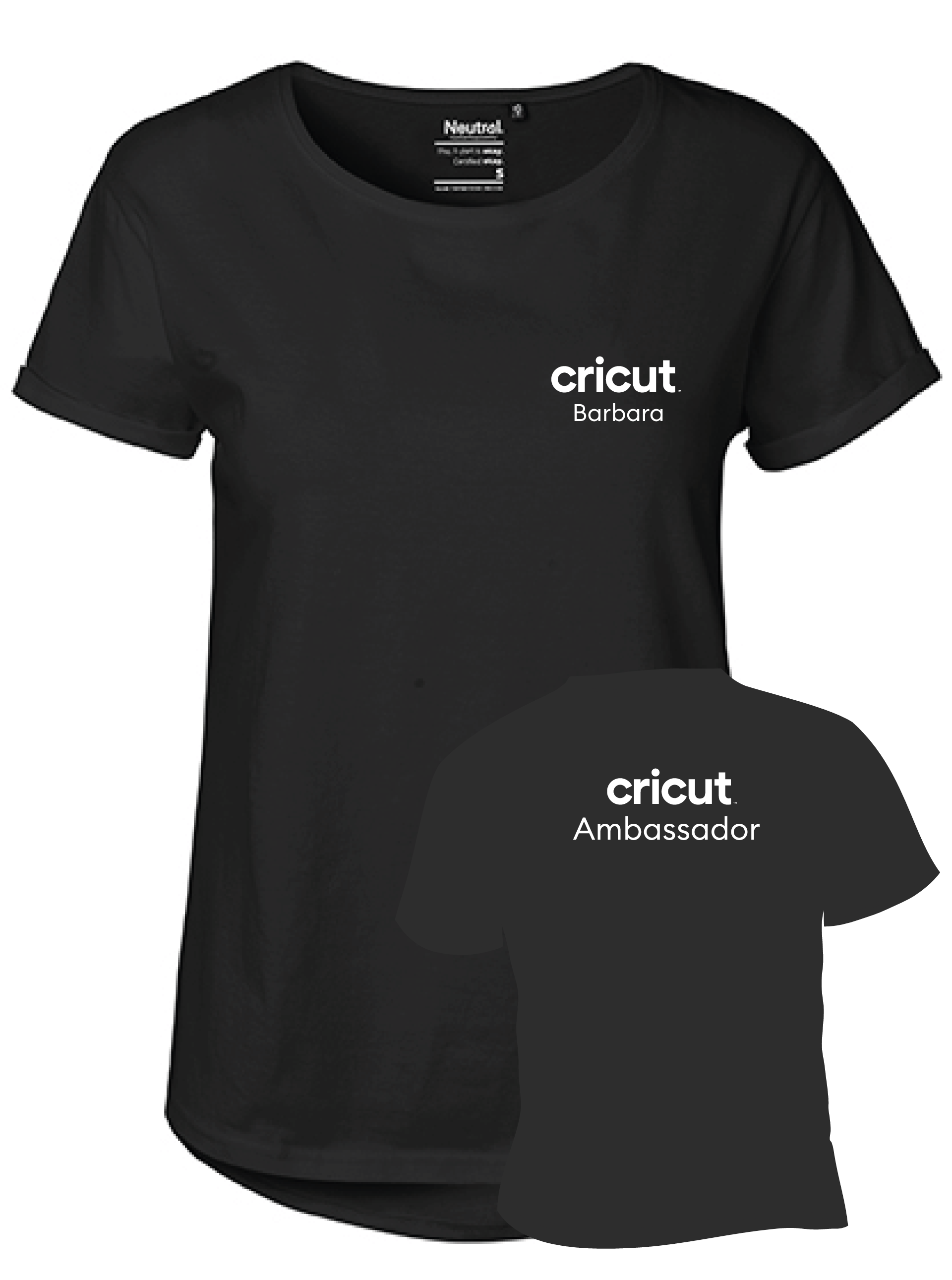 Cricut Ambassador Damen Roll Up Sleeve Shirt aus Bio-Baumwolle